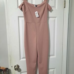 Natural pink colored jumpsuit